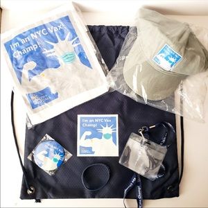 I'm an NYC Vax Champ! Swag Bag. Covid Vaccination